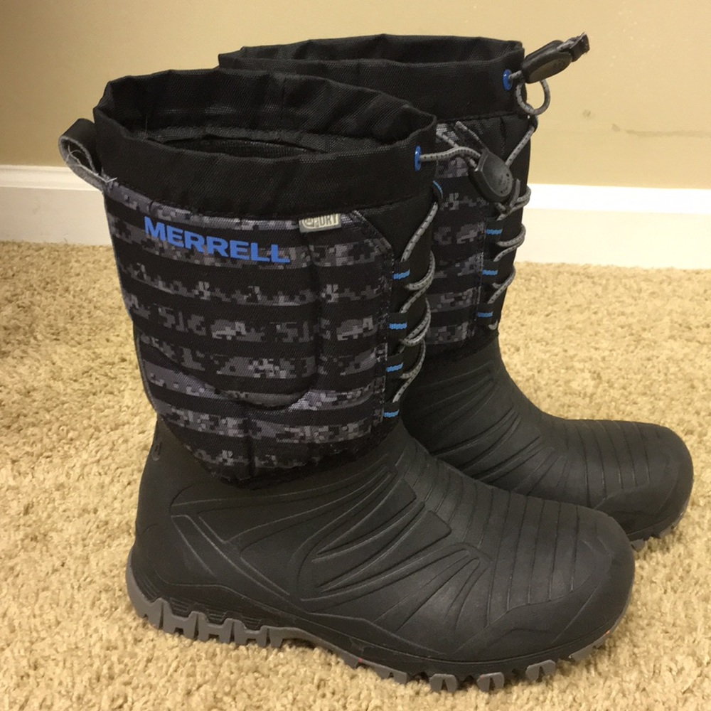 Merrel big kids snow quest lite waterproof boots